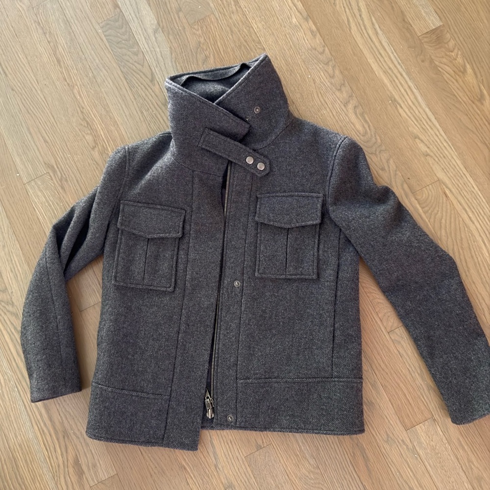 Theory wool jacket gray